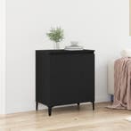 vidaXL Dressoir Zwart Eiken 60 x 35 x 70 cm Bewerkt hout, Verzenden, Nieuw