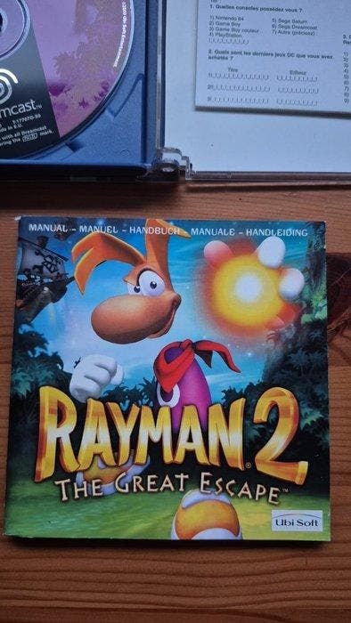 Sega - Dreamcast - Rayman 2: The Great Escape - in very good, Consoles de jeu & Jeux vidéo, Consoles de jeu | Accessoires Autre
