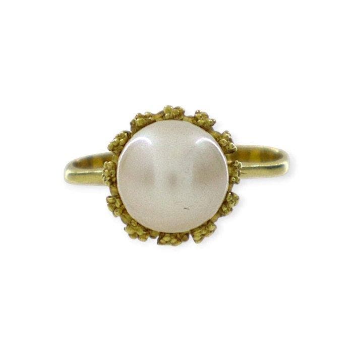 Ring - 18 karaat Geel goud - Perla, Handtassen en Accessoires, Ringen