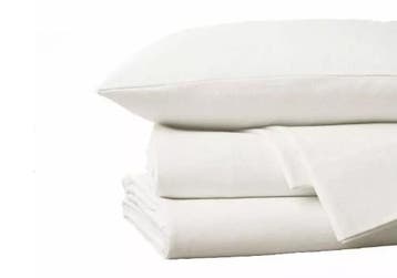 Bonnanotte Flanellen hoeslaken Off White - 90 x 200, Huis en Inrichting, Nieuw