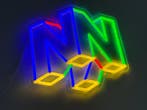GEEN RESERVE * Grote Nintendo Neon-LED verlichte reclamesign