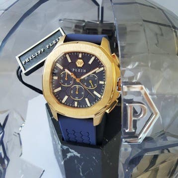 Philipp Plein - $pectre - $kull - Chronograph - Gold - New -, Nieuw