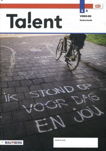 1 vmbo-bk Nederlands / Talent / Leerwerkboek A 9789402069297, Verzenden
