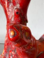 sculptuur, Large Natural Red Coral – Sculptural Branch Form
