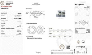Ring - 18 karaat Witgoud - 1.75ct. tw. Diamant (Natuurlijk)