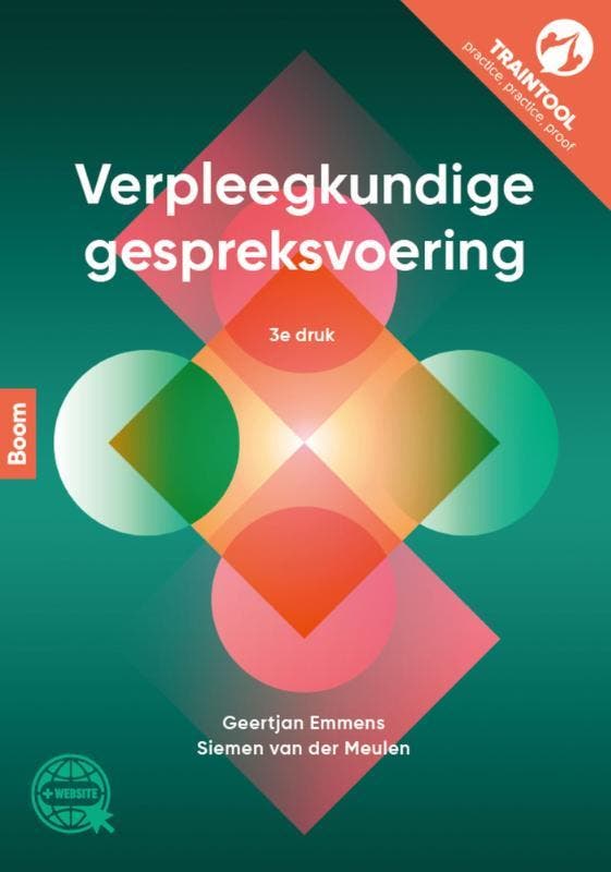Verpleegkundige gespreksvoering, 3e druk, incl. TrainTool, Boeken, Schoolboeken, Zo goed als nieuw, Verzenden