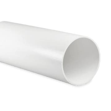 Kunststof ventilatiebuis rond Ø 125mm - Lengte 50cm, Doe-het-zelf en Bouw, Verzenden, Nieuw