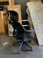 Humanscale Freedom - bureaustoel met hoofdsteun - refurb, Verzenden, Zwart, Zo goed als nieuw, Bureaustoel