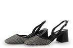 Steve Madden Slingbacks in maat 37½ Zwart, Verzenden, Zwart, Steve Madden, Zo goed als nieuw