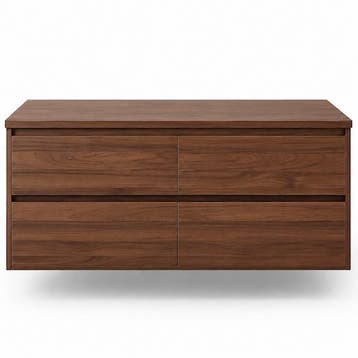 SALE - Orsa 120 - Walnoot - Badmeubel -, Huis en Inrichting, Ophalen of Verzenden, Nieuw
