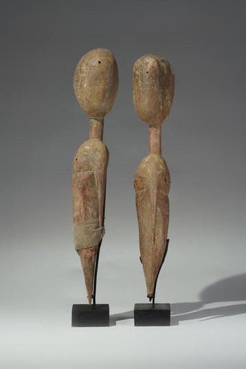 Een houten beeld - Prampram - Ghana (Zonder minimumprijs), Antiek en Kunst
