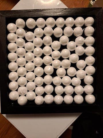 Daniele Rizzo (XX) - Sculpture, Palline - 20 cm - Mousse de