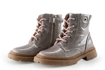 Milo Mila Boots Meisjes in maat 27 Zilver, Verzenden, Schoenen