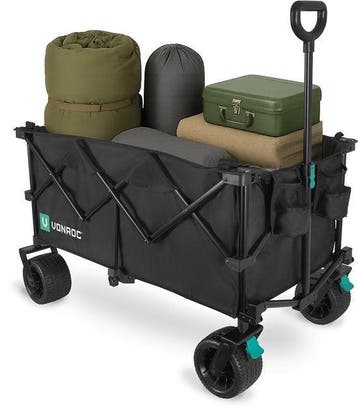 2dekans | VONROC Bolderkar XL – Opvouwbaar - 80 kg, Ophalen of Verzenden