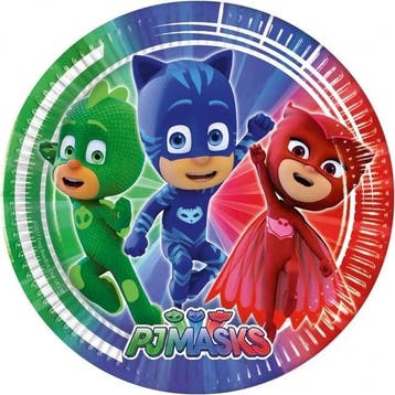 Pj Masks Borden 23cm 8st, Verzenden, Nieuw