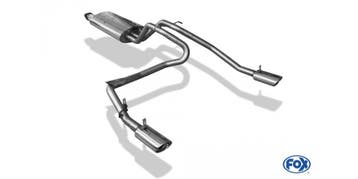FOX Jeep Grand Cherokee type WH einddemper uitgang rechts/li, Verzenden