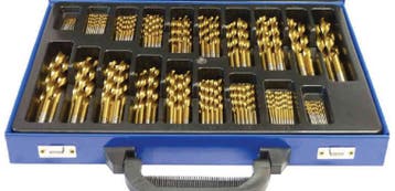 HSS-TiN Titanium boren set 170 delig, Verzenden