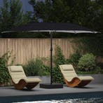 vidaXL Tuinparasol Antraciet 385 x 209 x 244 cm Polyester, Verzenden, Nieuw