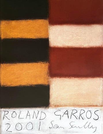 Sean Scully - Galerie Lelong Paris - Originalplakat - Roland