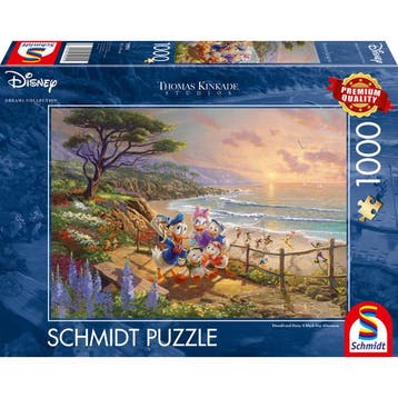 Disney Dreams Puzzel Donald & Daisy Duck (1000 stukken), Collections, Ophalen of Verzenden