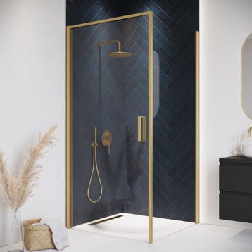 Douchecabine Alava 80 x 80 x 190 cm Goud, Verzenden, Nieuw