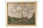 Franz Gruber-Gleichenberg (1886-1940) - NO RESERVE - Ansicht, Antiek en Kunst, Kunst | Schilderijen | Klassiek