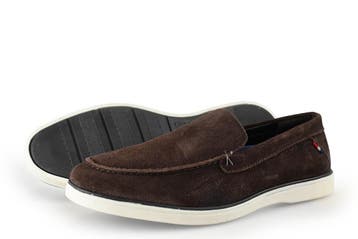 Memphis One Loafers in maat 42 Bruin, Kleding | Heren, Loafers, Bruin, Verzenden, Zo goed als nieuw