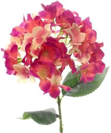 Hortensia Hydrangea Beauty Zijdenbloem Single 45 cm, Huis en Inrichting, Woonaccessoires | Kunstplanten en Kunstbloemen, Nieuw