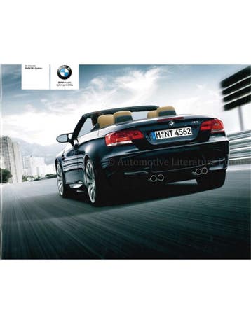 2008 BMW M3 CABRIOLET BROCHURE NEDERLANDS, Ophalen of Verzenden, Nieuw