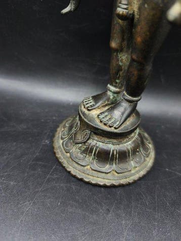 Divinité - Bronze - Inde - amende de 1800, Antiek en Kunst