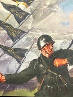 Italië - Reizende militaire propagandakaart uit 1943, 89e, Gelopen