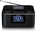 Wekkerradio - Digitale wekker - Alarmklok - Zwart - Lenco -, Verzenden, Nieuw