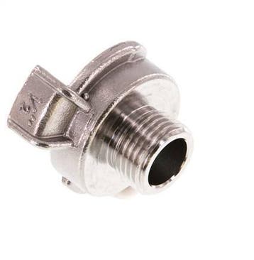 Coupleur mâle 1/2 GEKA pour tuyau de jardinage en acier, Verzenden