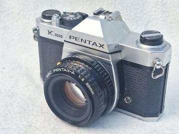 Pentax K1000 + smc-A 2/50mm | Single lens reflex camera, Nieuw