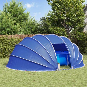 vidaXL Pool Tent Dome 538 x 440 x 204 cm 185T polyester met, Jardin & Terrasse, Verzenden