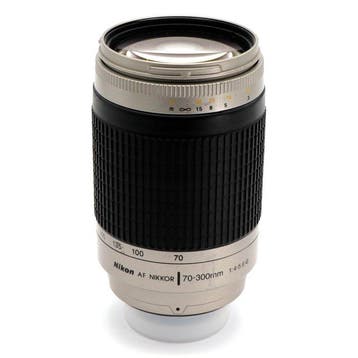 Nikon AF 70-300mm 1:4-5.6 G-Type zilver Telelens