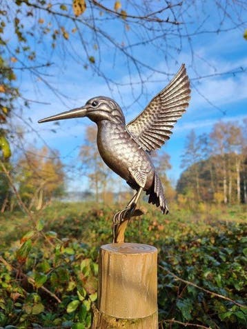Beeldje - Vliegende kolibrie - Beeldje - Natuurlijke vibe -