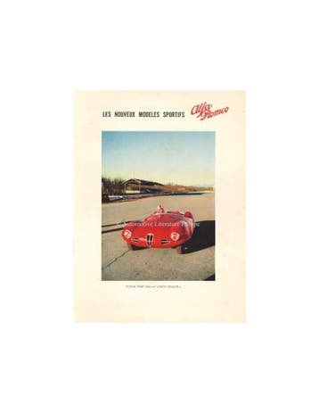 1953 ALFA ROMEO SPORT DISCO VOLANTE LEAFLET FRANS, Ophalen of Verzenden
