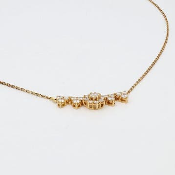 Chaîne - 18 carats Or jaune Diamant (Naturelle), Bijoux, Sacs & Beauté