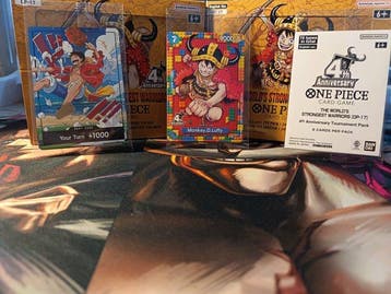 Bandai - 6 Verzegelde kaart - One Piece, Nieuw