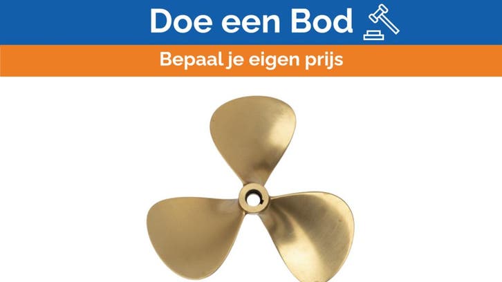 Bieden: Vetus P3B-18X15R Propeller 3-Blade Brass Right Hand, Sports nautiques & Bateaux, Accessoires navigation, Enlèvement ou Envoi