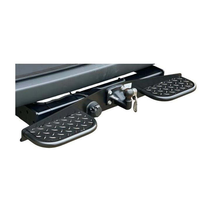 Achteropstap / opstaptrede zwart voor aan de trekhaak, Autos : Divers, Accessoires de voiture, Enlèvement ou Envoi