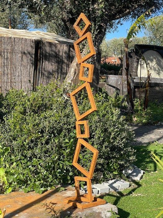 Ana Lucia B.M - Sculpture Corten - XL, Antiquités & Art, Art | Objets design