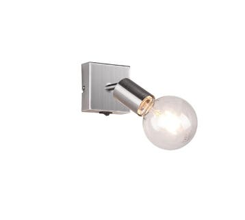 Trio VANNES plafondspot | E27 Fitting | nikkel mat | 9 x 11,, Verzenden, Nieuw