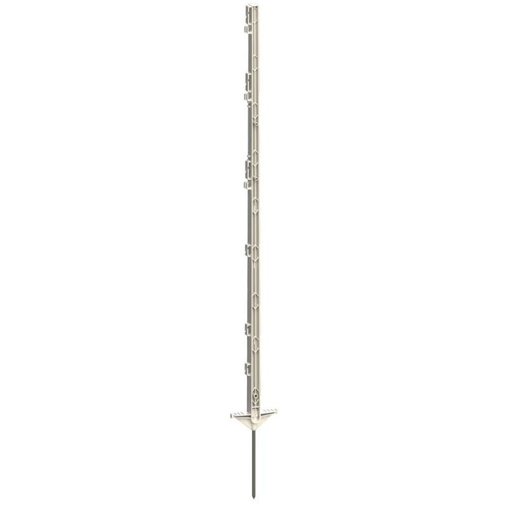 Piquet plastique classic blanc 125cm,21cm spike - kerbl, Animaux & Accessoires, Box & Pâturages