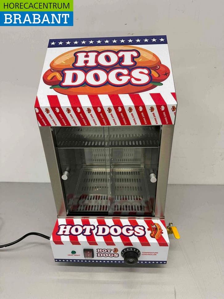 RVS Hotdogsteamer Hot Dog Steamer 230V Horeca, Articles professionnels, Horeca | Équipement de cuisine, Enlèvement ou Envoi