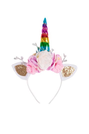 KIMU® Eenhoorn Haarband Blaadjes Regenboog Unicorn Diadeem O, Kleding | Dames, Ophalen of Verzenden, Nieuw