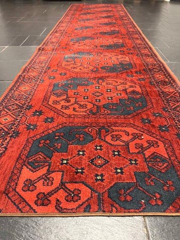 Afghan - Tapijt - 380 cm - 90 cm, Nieuw