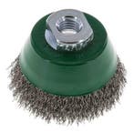 Brosse à godet 65 mm (M 14X2) Fil en acier inoxydable 0.3 mm, Verzenden