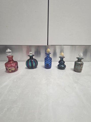 Murano - Flacon de parfum (5) - verre de Murano - 24 carats, Antiquités & Art